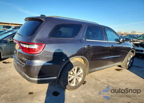 2016 Dodge Durango Limited from USA, damaged, VIN 1C4RDHDG3GC352970
